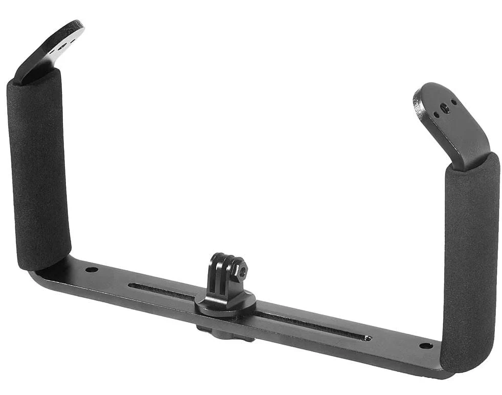 Backscatter - Wide Double Handle and Tray for GoPro, Compact & Mirrorless Housings