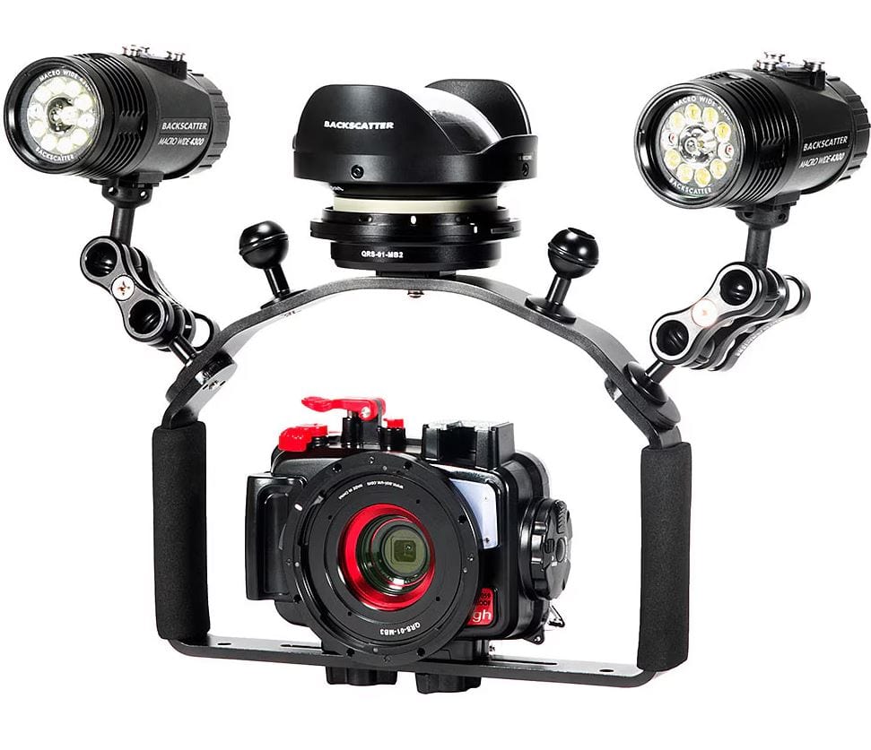 Backscatter - Wide Double Handle and Tray for GoPro, Compact & Mirrorless Housings - Image 2