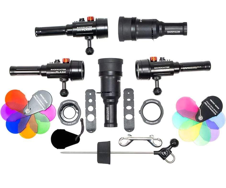 Backscatter - Mini Flash 3 Triple Remote Light Package