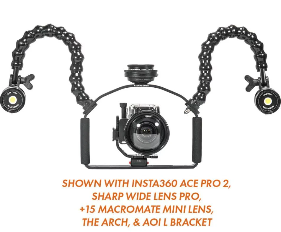 Backscatter - Octo 3500 Dual Wide Underwater Video Light Package
