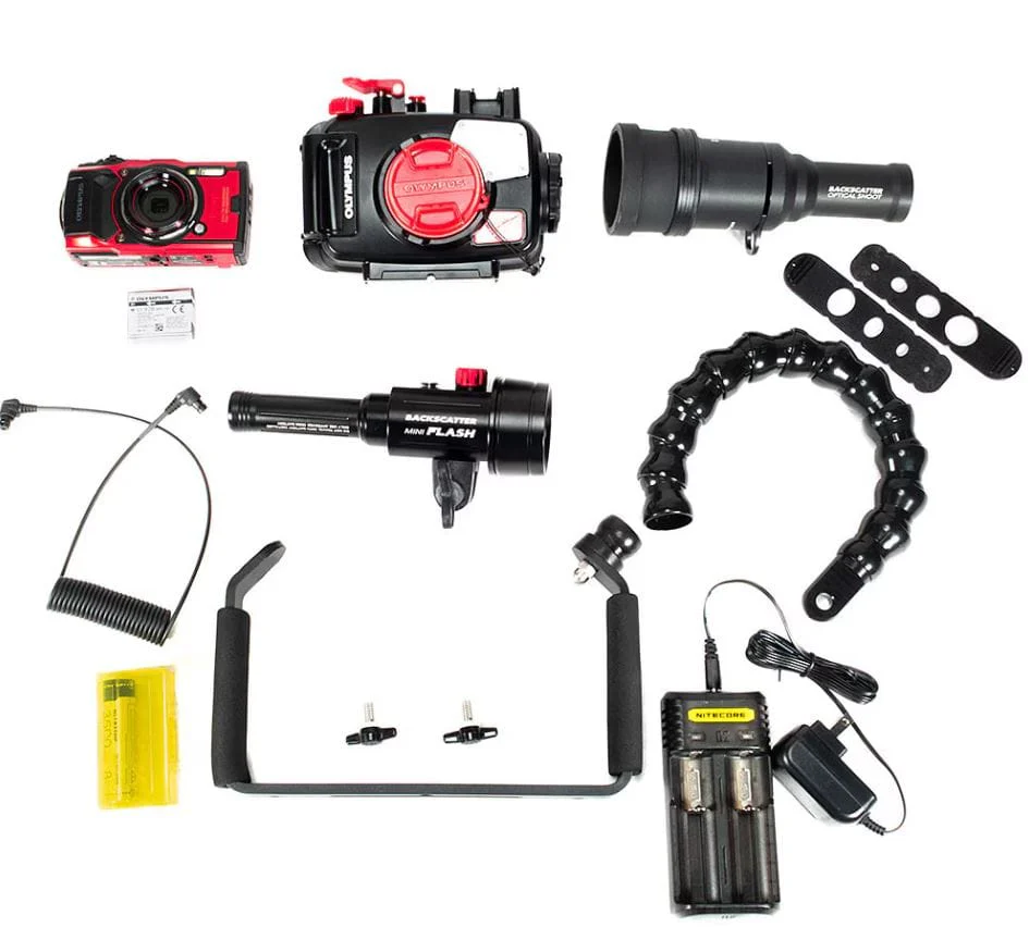 Backscatter - OM System TG-7, Mini Flash 3, & OS-1 Snoot Underwater Photo Package - Image 2