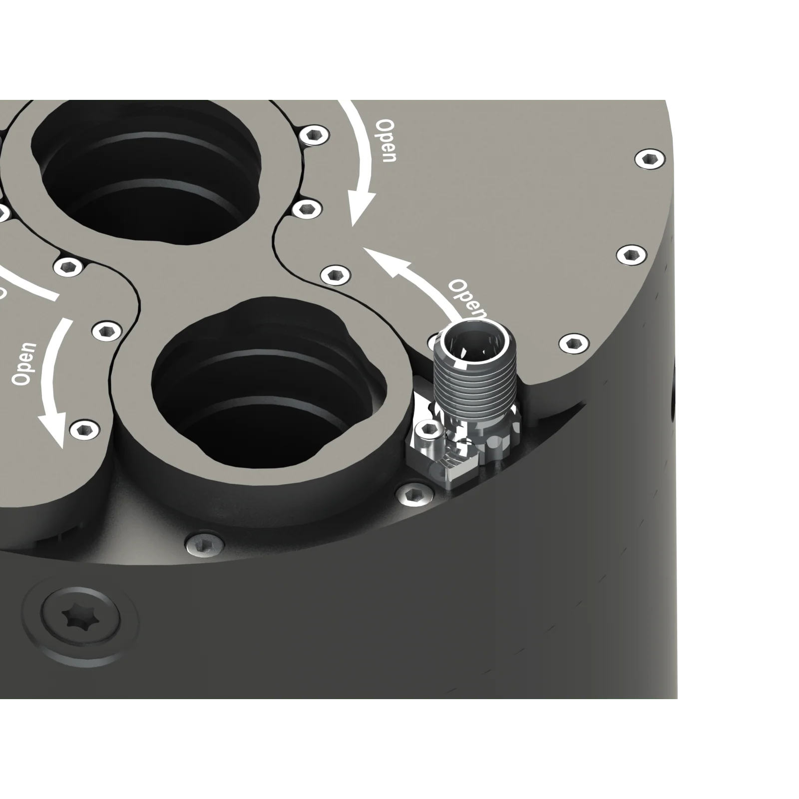 DIVESOFT - Axial Oxygen Connector for Sidemount Unit - Image 2