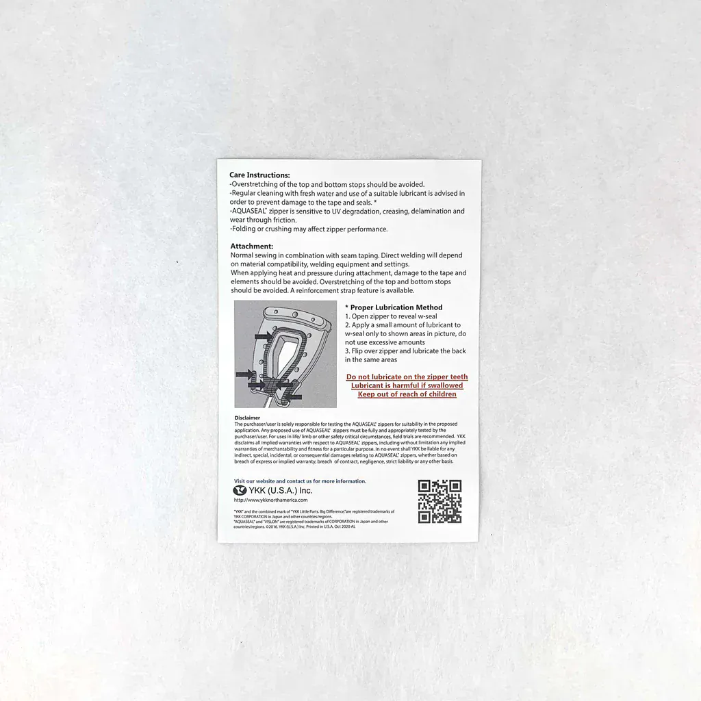DUI - Plastic YKK Zipper Grease - Image 3