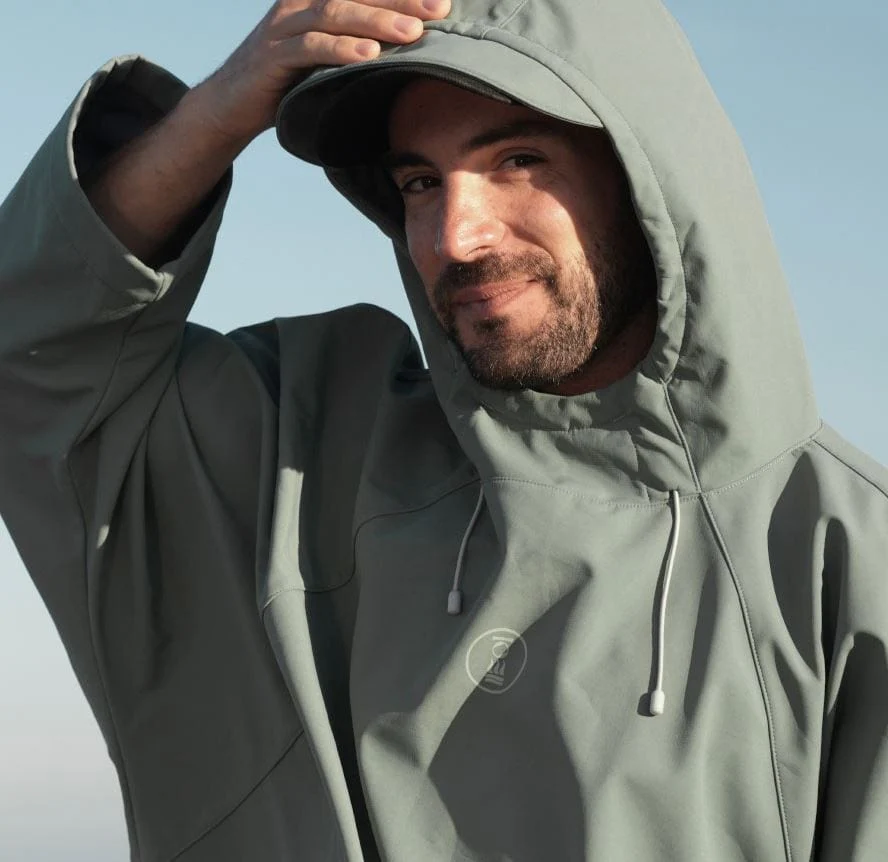 Fourth Element - Storm Poncho in Sea Moss Green - Image 9