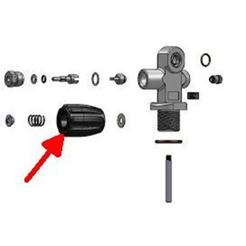 Halcyon - Manifold Valve Handwheel (Rubber)