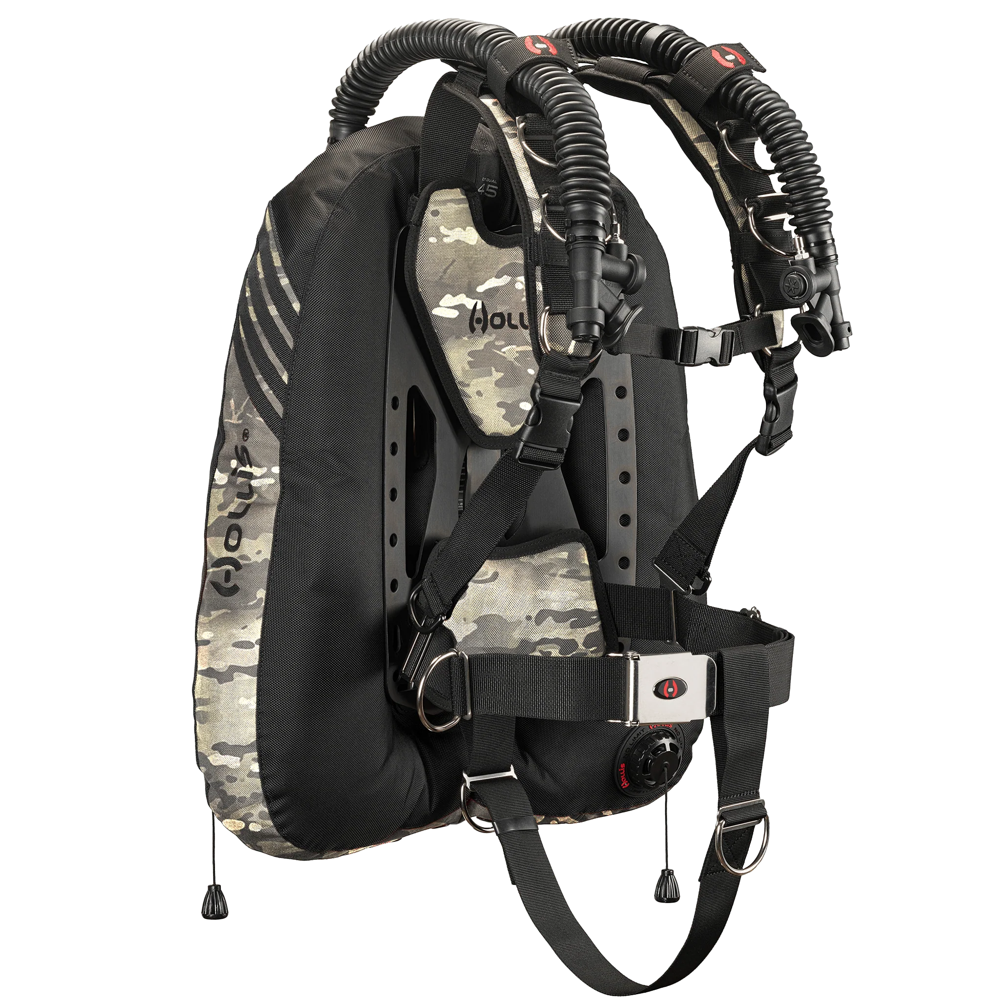 Hollis - Custom DT45 Dual Elite 2 Harness System with Aluminum Backplate