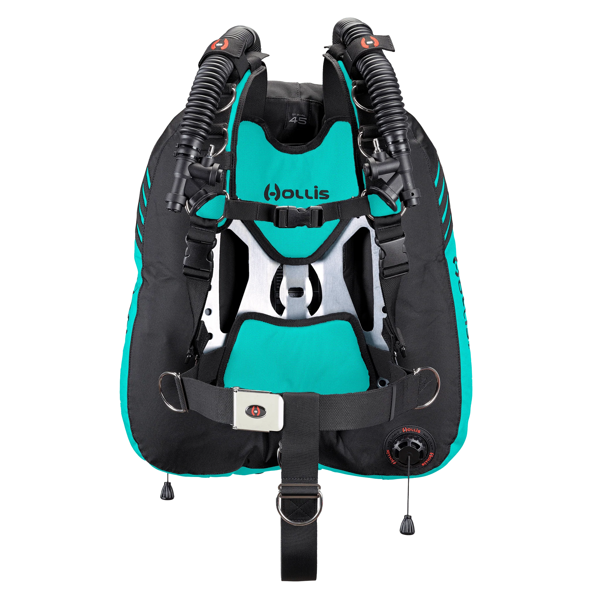 Hollis - Custom DT45 Dual Elite 2 Harness System with Stainless Steel Backplate