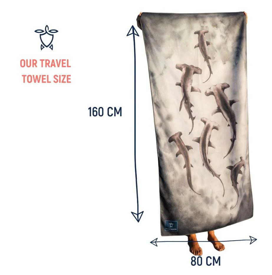 Ocean Armour - Hammerhead Sand-Free Beach Towel - Image 2