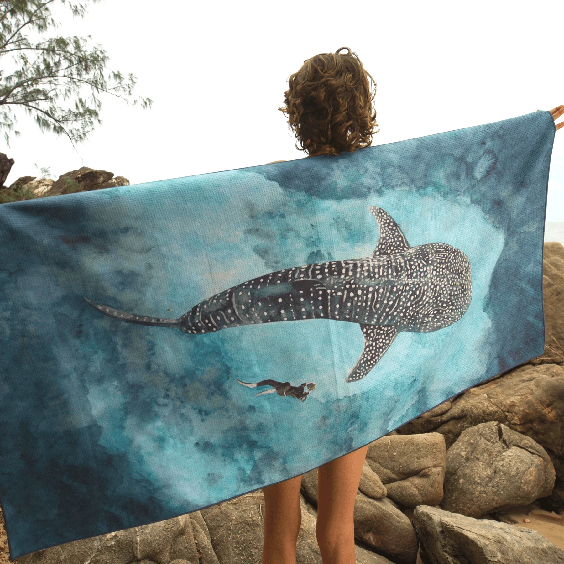 Ocean Armour - Whale Shark Sand-Free Beach Towel - Image 3