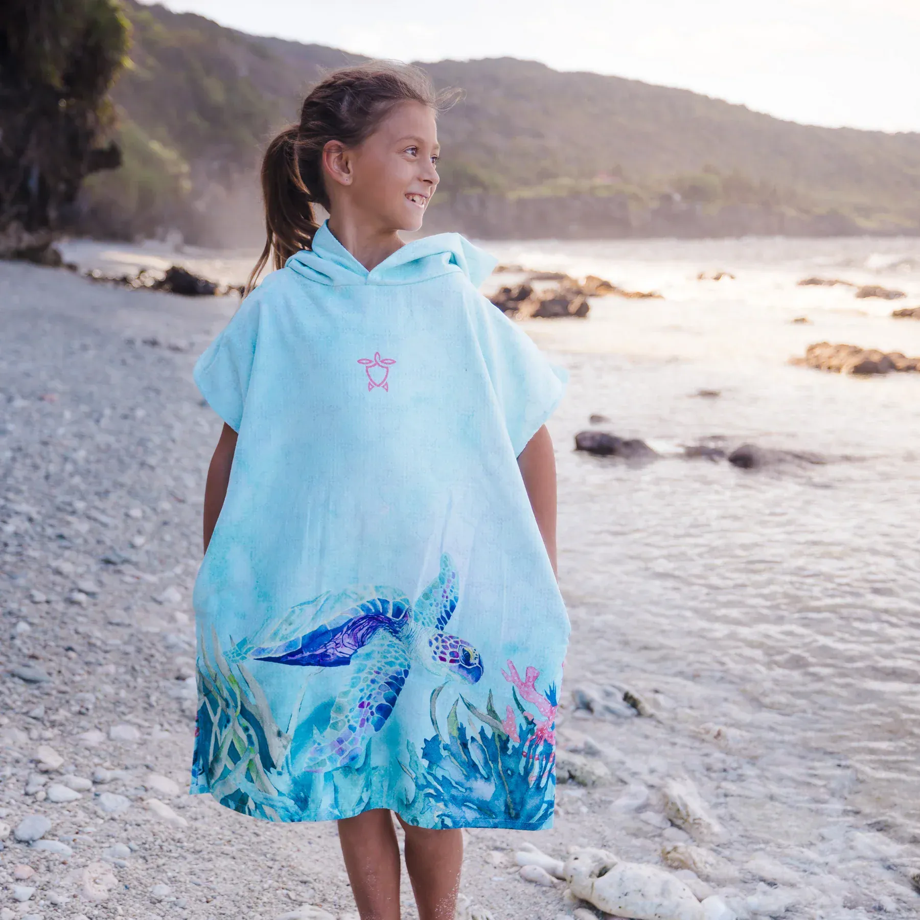 Ocean Armour - Turtle Kids Poncho - Image 5