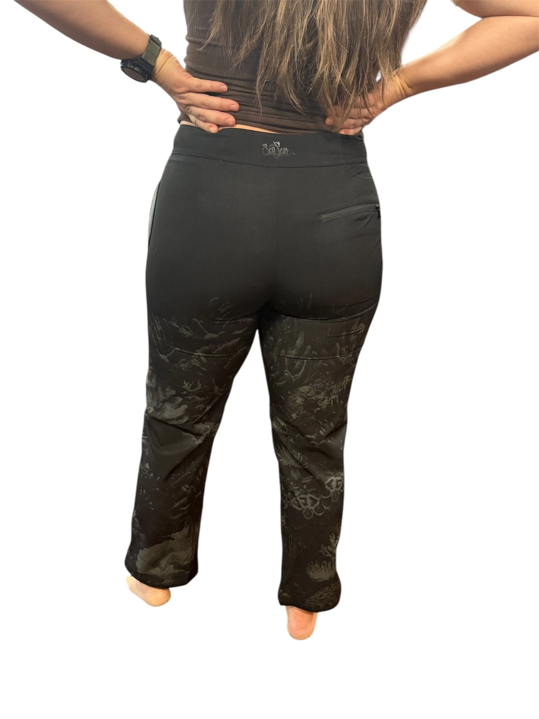 Sea Fear - Black Coral Board Pants