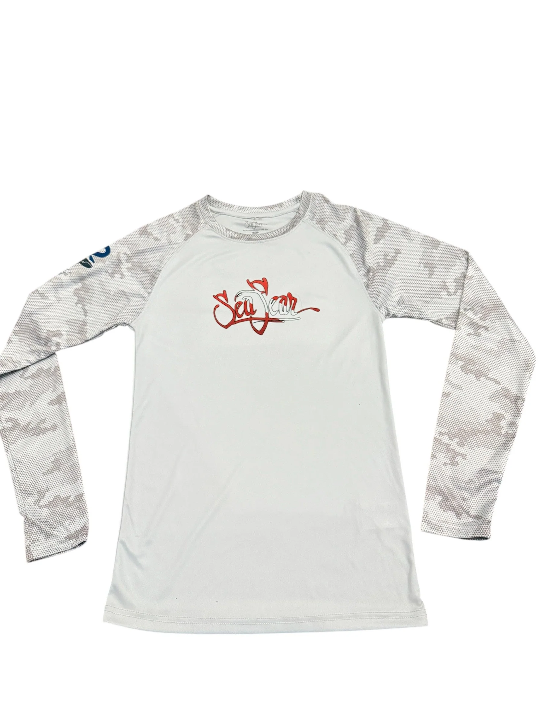 Sea Fear - Great White Unisex Long Sleeve Performance Tee - Image 2