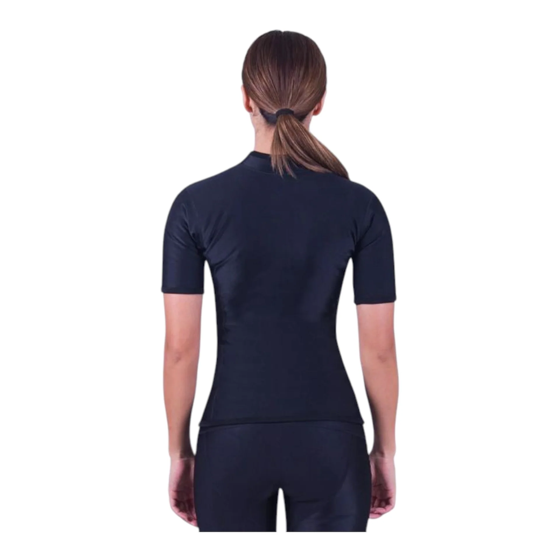 Sharkskin - Women's Chillproof Short Sleeve Chest Zip - Image 3