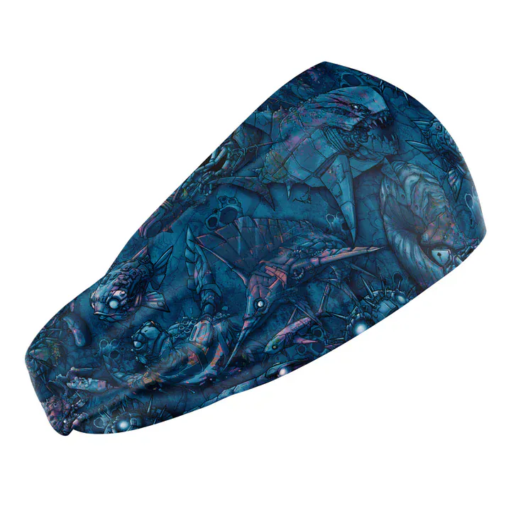 Spacefish Army - Clockwork Ocean Scuba Headband