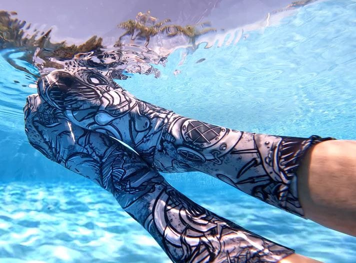 Spacefish Army - Deep Sea Dive Socks - Image 3
