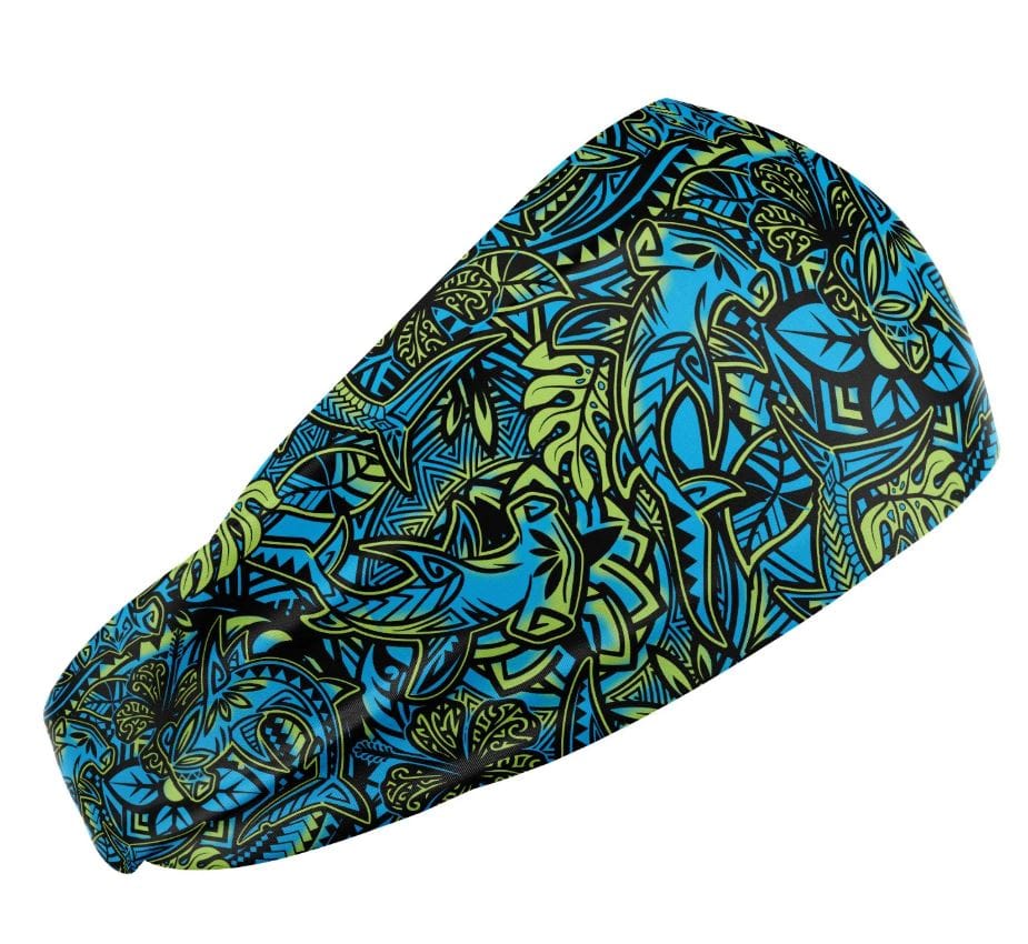 Spacefish Army - Hammerhead Hibiscus Scuba Headband