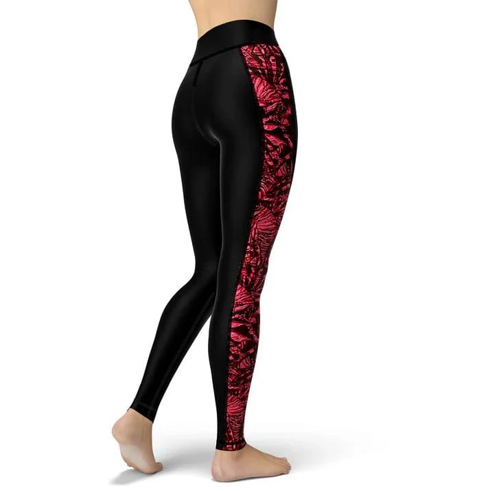 Spacefish Army - Lionfish Invasion Contour Leggings - Image 3