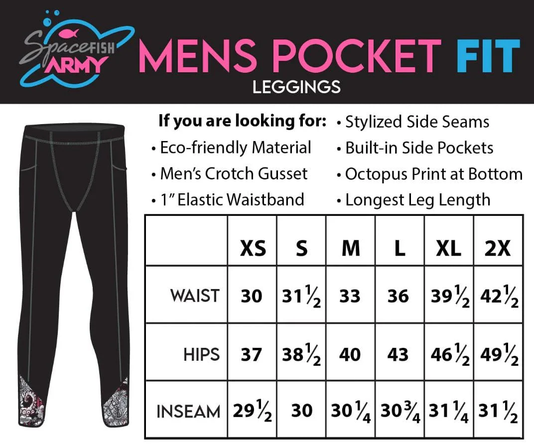 Spacefish Army - Men's Black Octopower Scuba Pants - Image 2