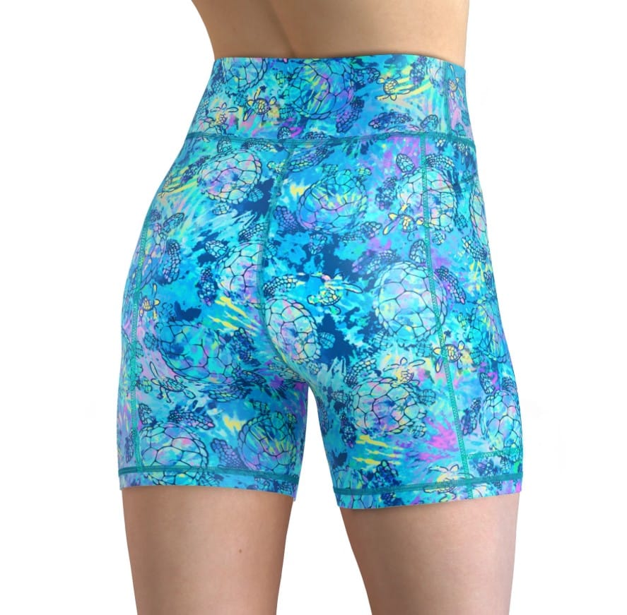 Spacefish Army - Turtle Tie Dye Shorts - Image 4