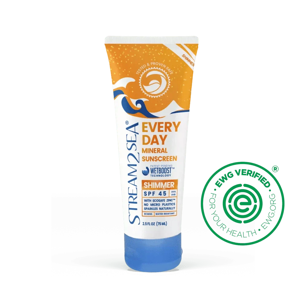 STREAM2SEA - Every Day Shimmer Mineral Sunscreen - SPF 45